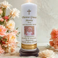 Baptism Personalized Candle Double Classic