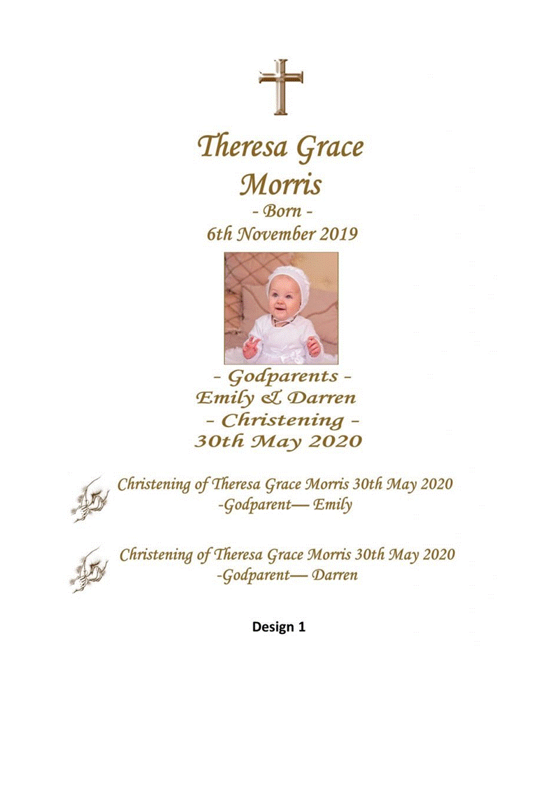 Baptism Personalized Candle Unity Set Classic
