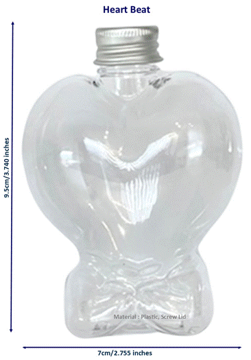 Sand Art Bottle Set - Heart Beat - Medium