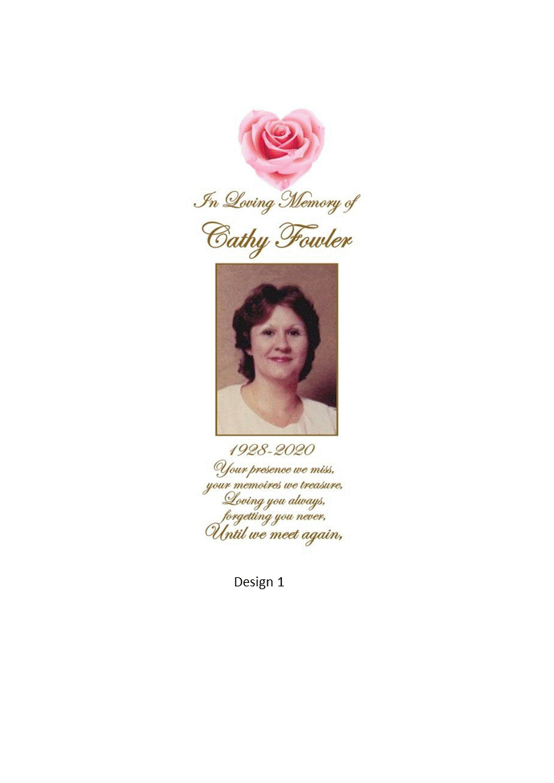 Memorial Personalized Candle Double Classic