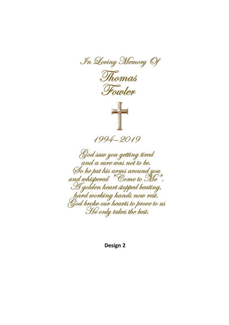 Memorial Personalized Candle Elegance