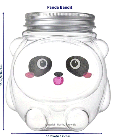 Sand Art Bottle Set -Panda Bandit - Extra Large