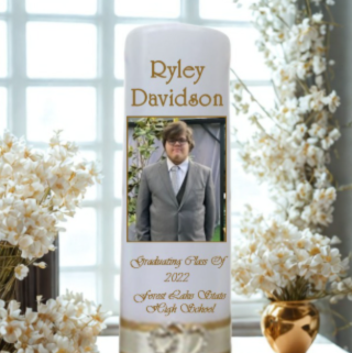 Graduation Personalized Candle Elegance