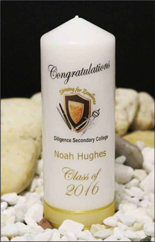 School Graduation Candle